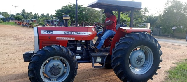 Learners Demonstrating Tractor driving skills