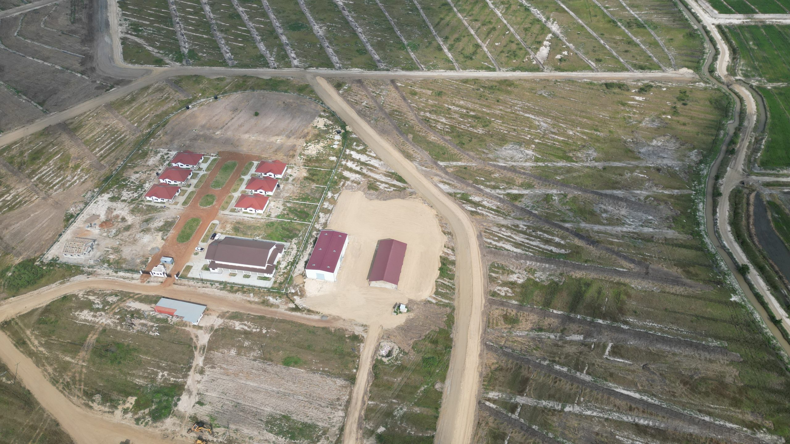 An aerial view of the Kasunya Enclave 