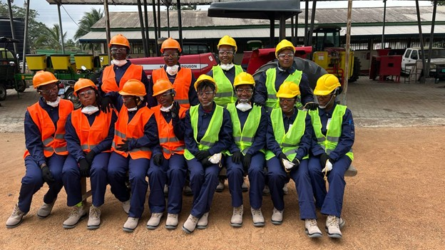 A group photo of 12 ladies
