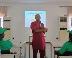 Participant engaging in Practical Session