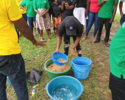 Participant engaging in Practical Session